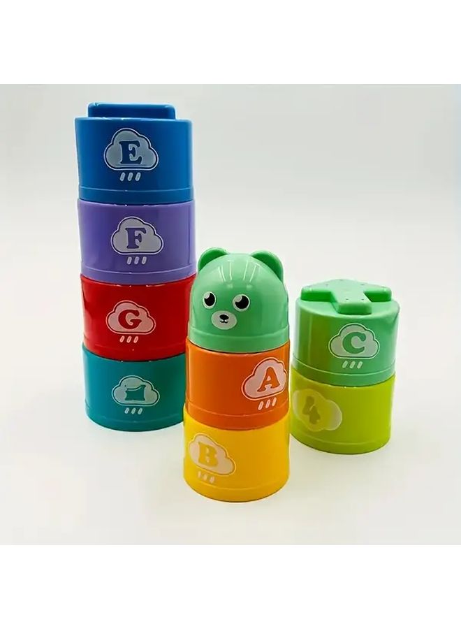 Stacking Cups Baby Toys With Numbers Shapes And Patterns For 6 To 18 Months Boys Girls - Image 5