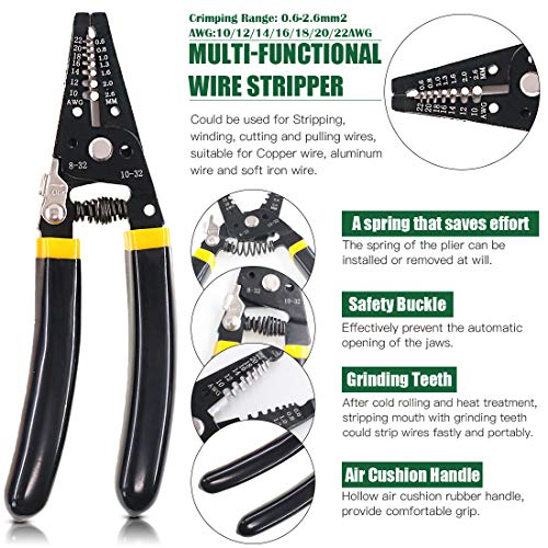 Keadic Solar Crimping Tools Includes Solar Panel Connectors, Solar Cable Connectors, Spanner Wrench, Solar Solar Crimper Tool Kit for 2.5/4.0/6.0mm² MC3 MC4 Solar Panel ﻿ - Image 3