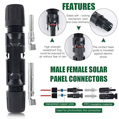 Keadic Solar Crimping Tools Includes Solar Panel Connectors, Solar Cable Connectors, Spanner Wrench, Solar Solar Crimper Tool Kit for 2.5/4.0/6.0mm² MC3 MC4 Solar Panel ﻿ - Image 5