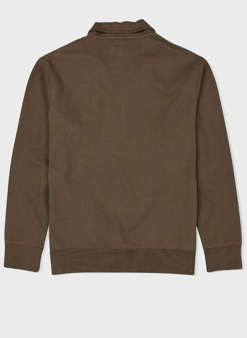 American Eagle Zip Detail Sweatshirt