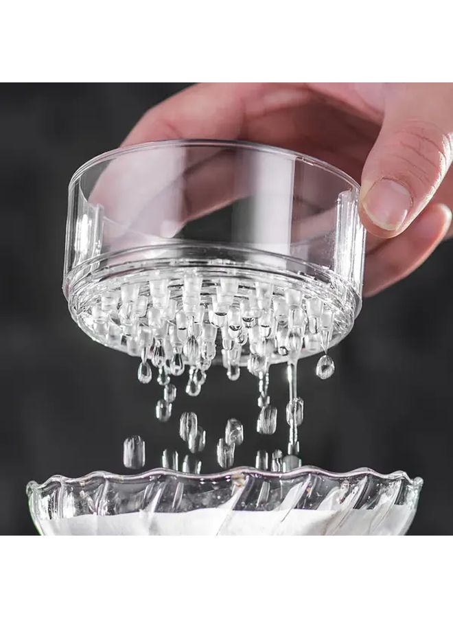 1pc Portable Reusable Pour Over Coffee Dripper With Fixed Frame For Uniform Water Dispersion - Image 1