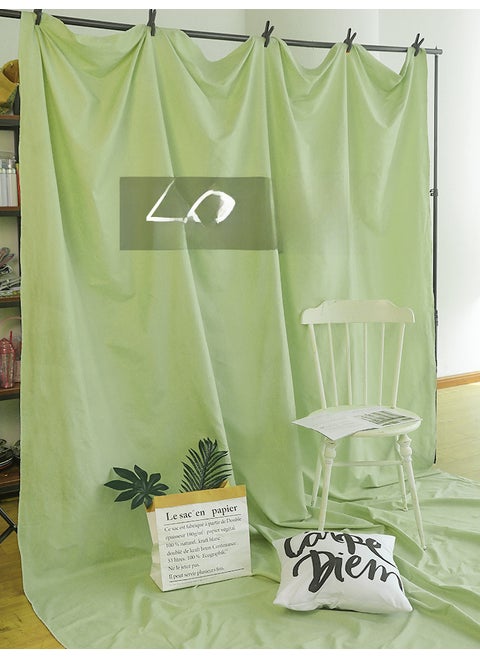 Premium Photography Backdrops INS Style in Black and WhiteApple green 4x 2.4 meters suitable for shooting large scenes to send 4 non-trace nail clips Apple green 4x 2.4 meters suitable for shooting large scenes to send 4 non-trace nail clips