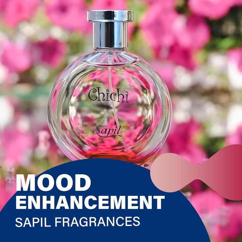 Sapil Chichi Eau De Toilette 100ml - Fruity Woody Fragrance for Women - Image 5