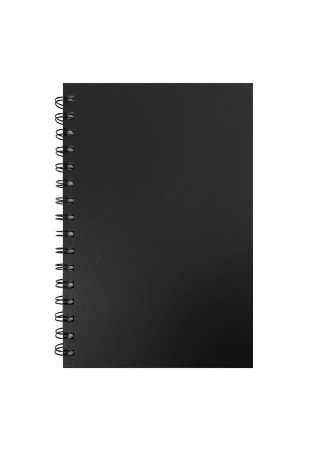 نيمبوت دفتر ملاحظات بسلك حلزوني مفرغ، غطاء ناعم، A5 دفتر رسم من دستيلاين، 100 صفحة / مقاس 50 ورقة، 21.2*14.2cm - Image 3