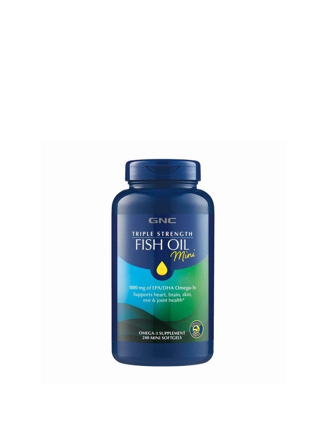 GNC Triple Strength Fish Oil Mini - Image 1