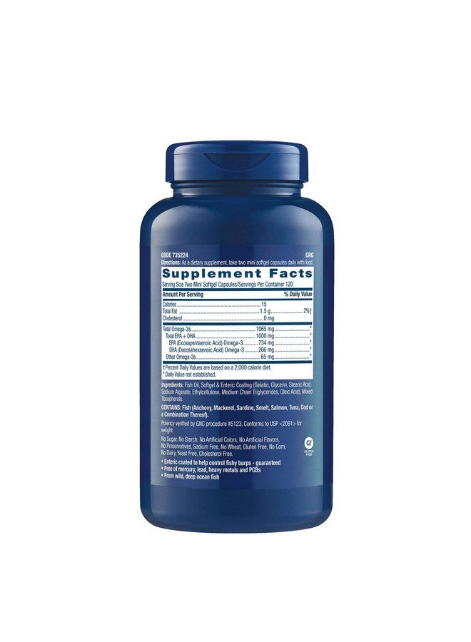 GNC Triple Strength Fish Oil Mini - Image 3