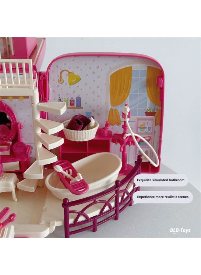 null - Koala Diary Fashion Storage Deformation RV Bus School Bus Koala Doll DIY Play House Suit-color:Koala Storage Bus (with 1 Doll): B&b-Specifications:Color Box Size: 32*16.3*24CM - Image 1