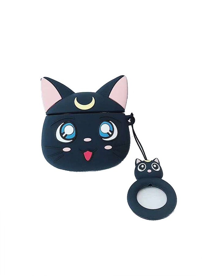 Cartoon Luna Cat Cute Headphone Cases For Apple Airpods pro Silicone Lovely Girl's Earphone Cover - Image 2