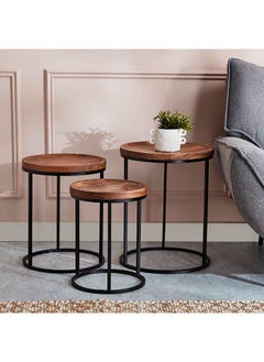 Home Box 3 Piece Soho Nesting Table Set 40 x 50 x 40 cm  - Image 1