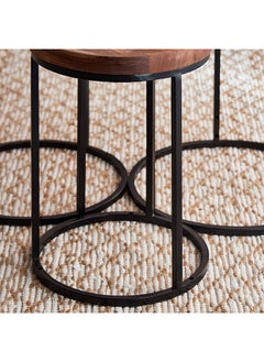 Home Box 3 Piece Soho Nesting Table Set 40 x 50 x 40 cm  - Image 5