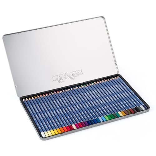Cretacolor Marino Lightfast Watercolor Pencil Sets, Tin of 36 - Image 3