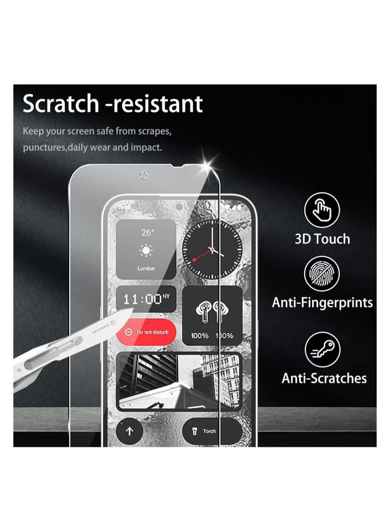 TIGER Screen Protector for Nothing Phone 2 | Tempered Glass Full Coverage Screen Protector | Bubble-Free, Scratch-Resistant, 9H Hardness, Anti-Fingerprint Protection for Nothing Phone 2 - Image 4