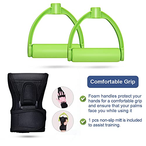 Mediss Shoulder Arm Pulley System Set - Over Door Rehab Stretching Exerciser for Home Physical Therapy, Frozen Shoulder Recovery Rotator Pulley Strengthener - Image 4