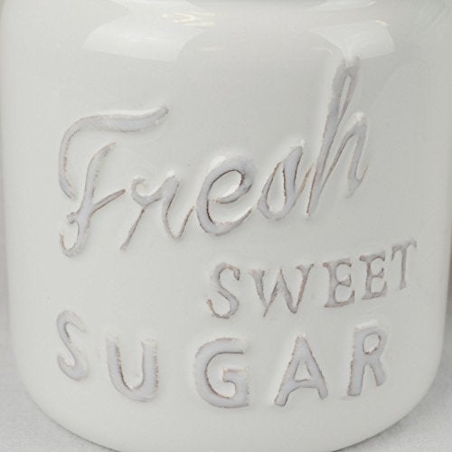 DII Kitchen Accessories Collection Ceramics, Jar Canister Set, Aqua, 3 - Image 4