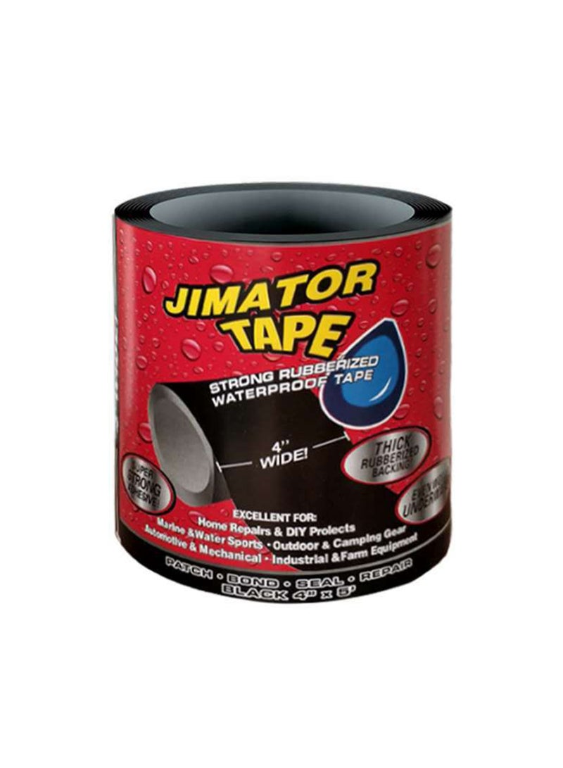 Strong Waterproof Repair Sealing Tape, Leak Repair Tape, Heavy-Duty Sealing Tape, Suitable For Home Rv Roof Pipes And Boat Pool Repairs, Underwater, Indoor And Outdoor, 5 Cm Wide * 1.5 Meters Long (Black)  - Image 1