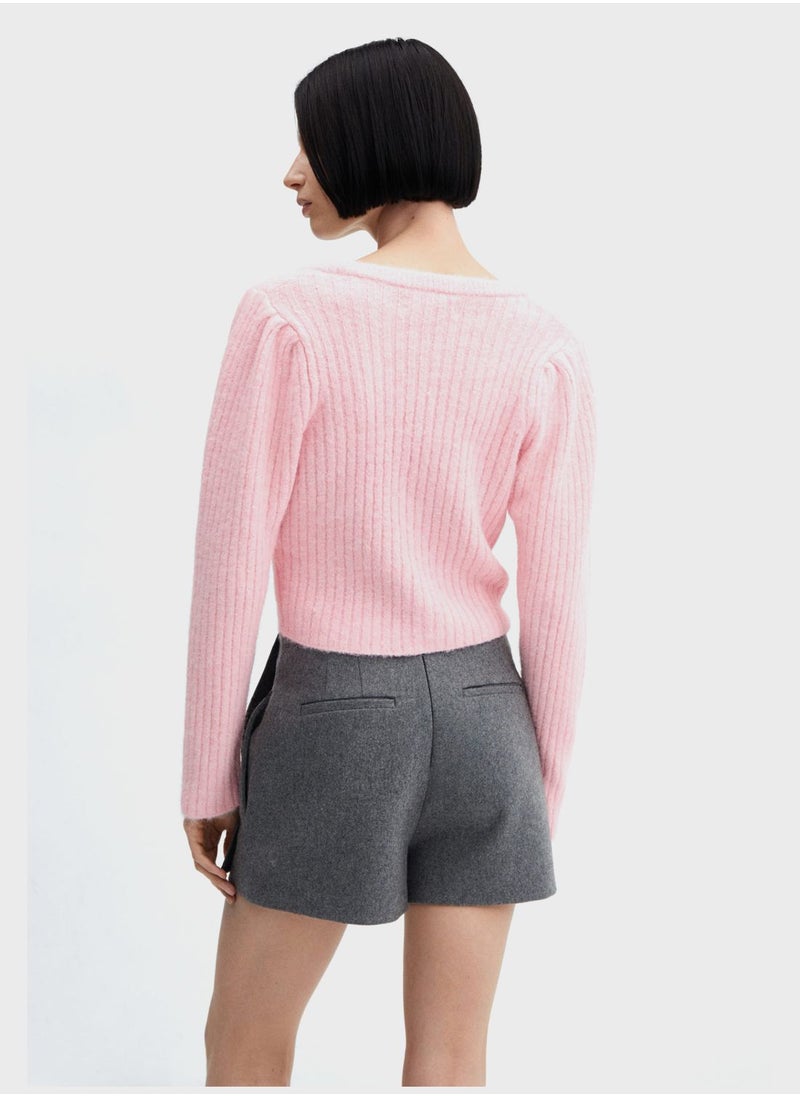 MANGO - Button Detail Cardigan - Image 1