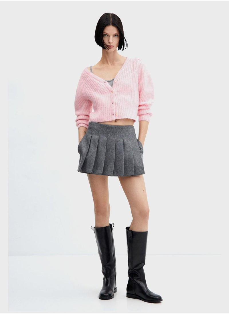 MANGO - Button Detail Cardigan - Image 1