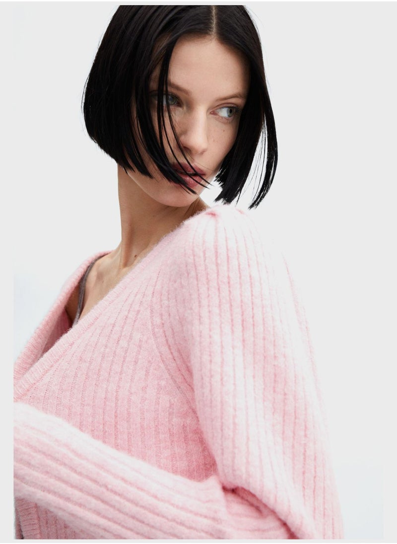 MANGO - Button Detail Cardigan - Image 1