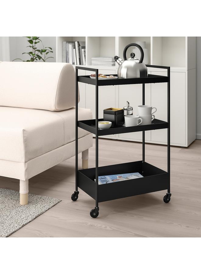 Zaboon Trolley, Black, 50.5X30X83 Cm - Image 2