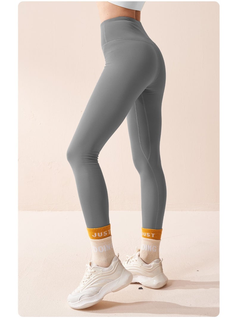 Autumn Winter High Waist Shark Leggings Women's Seamless Fleece Warm Leggings Thin Casual Slim Sports Fitness Leggings - Image 3