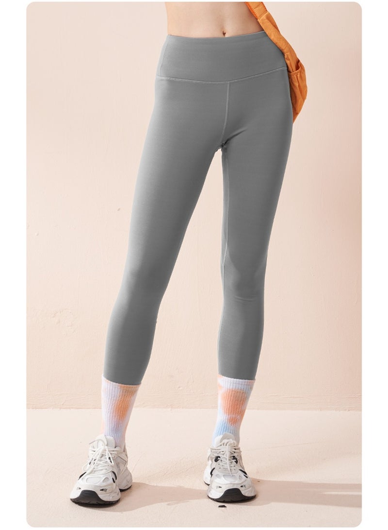 Autumn Winter High Waist Shark Leggings Women's Seamless Fleece Warm Leggings Thin Casual Slim Sports Fitness Leggings - Image 2