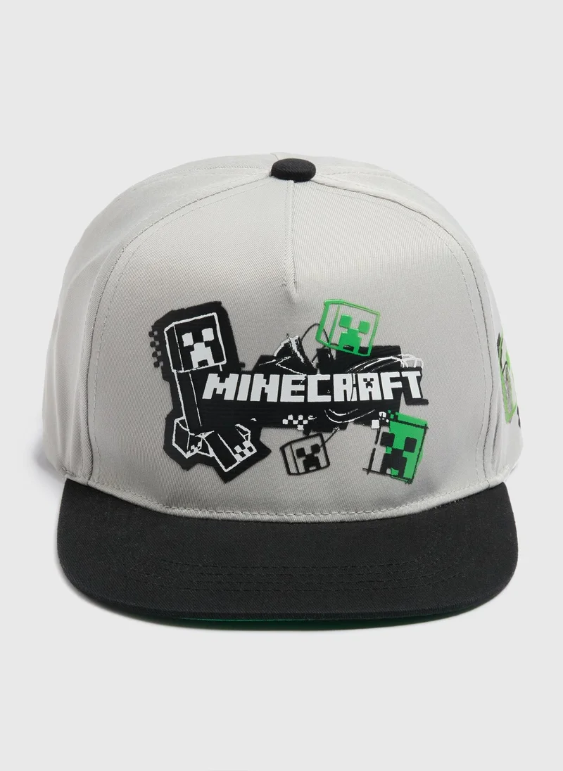 ماتلان Boys Minecraft Grey Cap