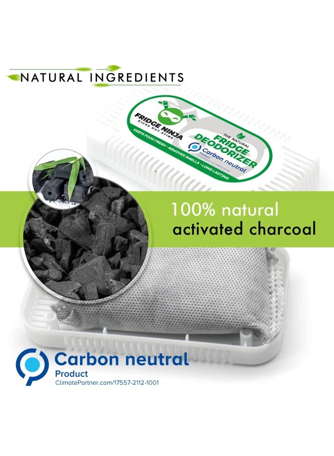 Ellis Harper Natural Fridge Fresheners  2 Pack  - Unscented Charcoal Fridge Deodoriser and Freshener  Including Fridge Thermometer - Also for Lunch Bags and Cool Boxes  - Image 4