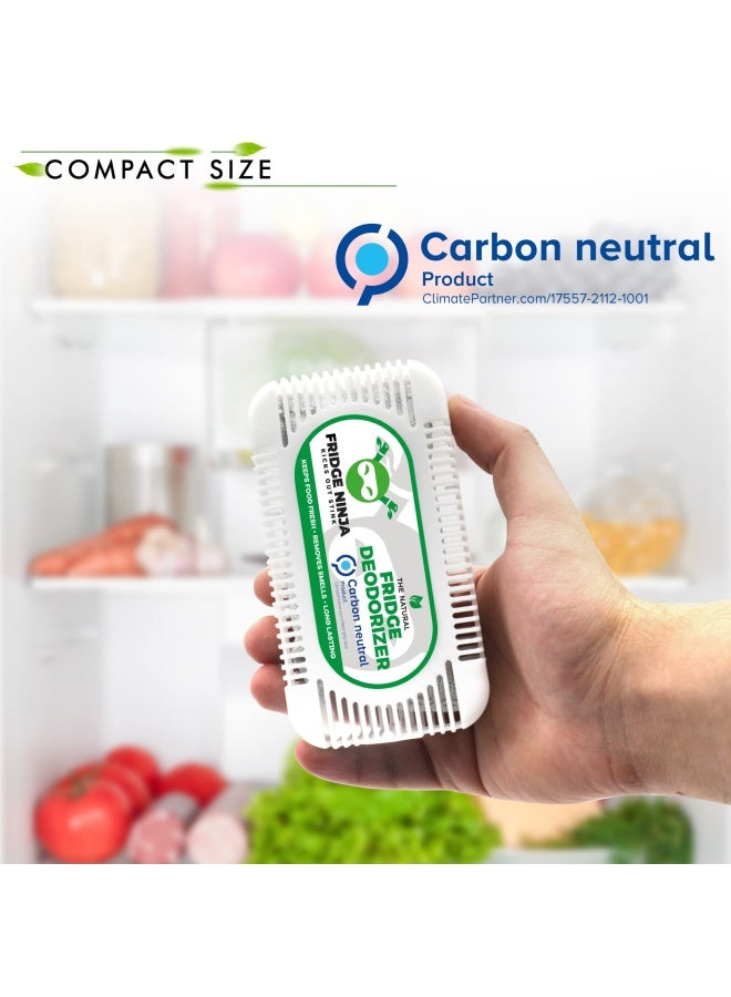 Ellis Harper Natural Fridge Fresheners  2 Pack  - Unscented Charcoal Fridge Deodoriser and Freshener  Including Fridge Thermometer - Also for Lunch Bags and Cool Boxes  - Image 3