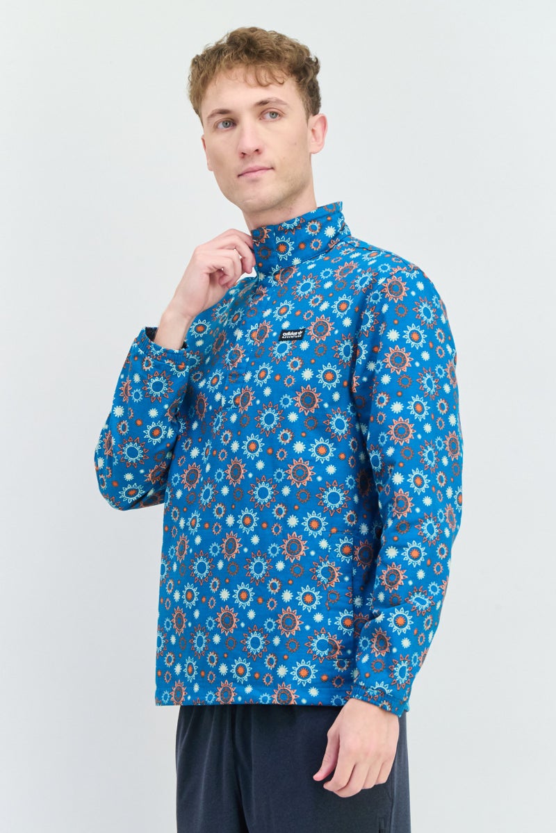 adidas Originals Men Sportswear Fit Long Sleeve Outdoor Sweatshirt, Multicolor - Image 2