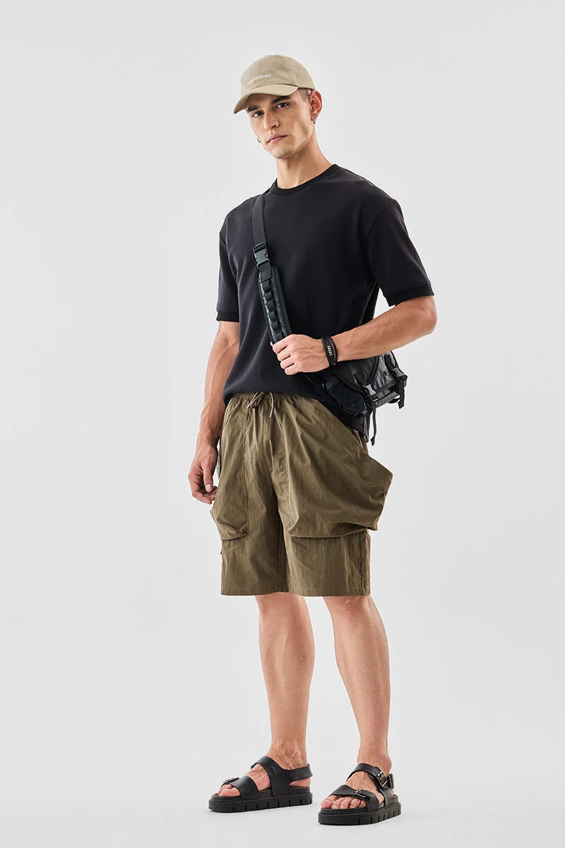 SNITCH شورت كارجو بخصر عادي وستة جيوب