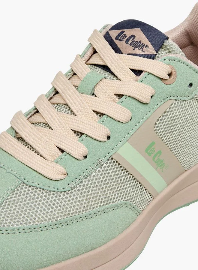 Lee Cooper Green Women Lace-Up Sneakers for Women | Best Price UAE