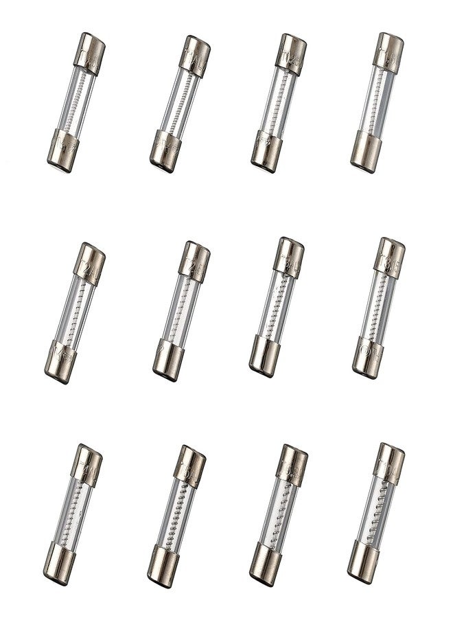 BOJACK 12 Values 120 pcs Slow Blow Glass Fuses Assortment Kit 5x20mm 250V T0.5A 1A 1.25A 1.6A 2A 2.5A 3A 3.15A 4A 5A 6.3A 10A packag in a Clear Plastic Box - Image 4