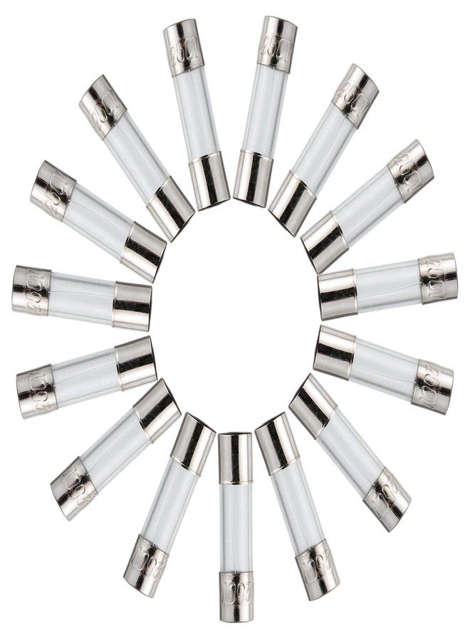 BOJACK 12 Values 120 pcs Slow Blow Glass Fuses Assortment Kit 5x20mm 250V T0.5A 1A 1.25A 1.6A 2A 2.5A 3A 3.15A 4A 5A 6.3A 10A packag in a Clear Plastic Box - Image 5