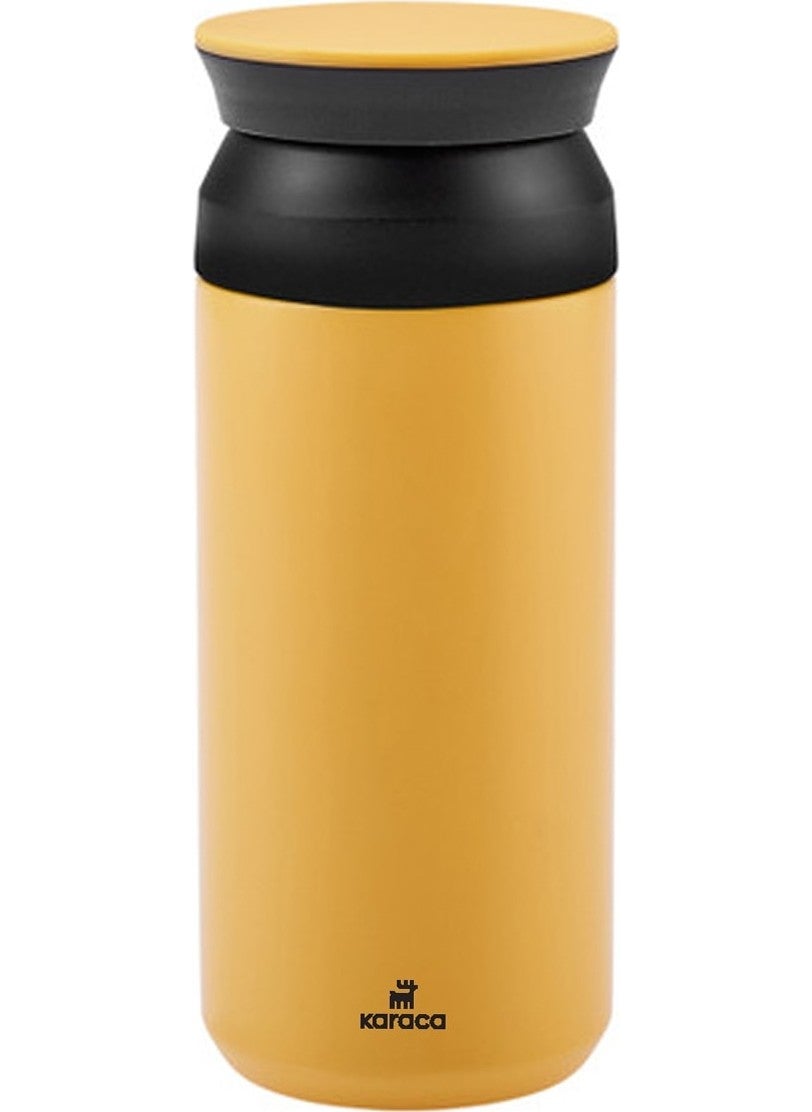Karaca Rainbow Yellow Stainless Steel Thermos 350 ml (Keeping hot/cold for up to 8 hours)  - Image 5