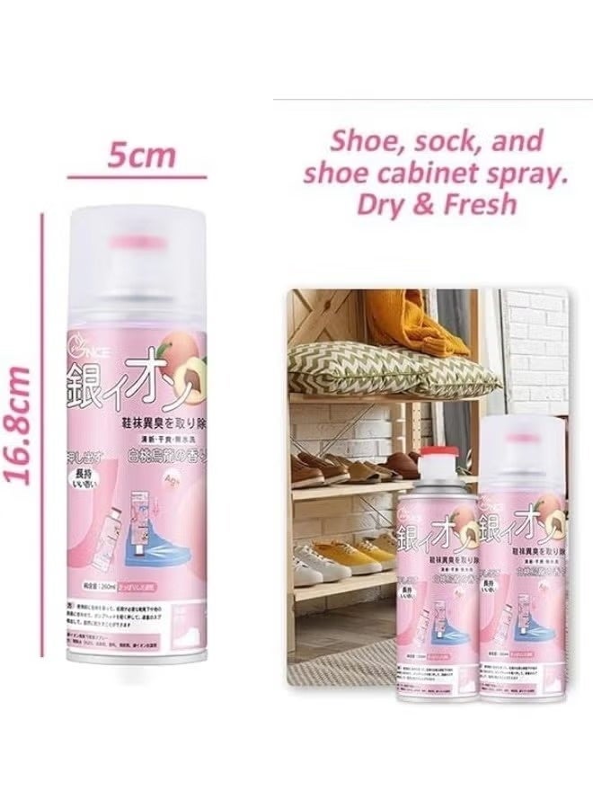 ONCE Shoe odor remover spray - deodorizes and disinfects feet, long-lasting freshness, eliminates bad odors and refreshes shoes and the air - Image 5