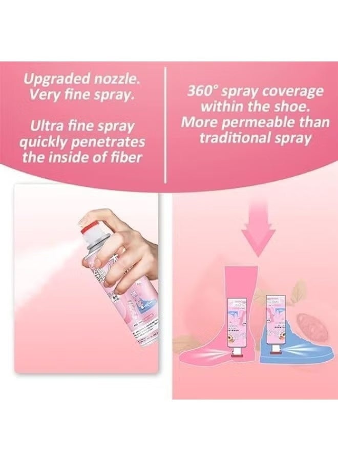 ONCE Shoe odor remover spray - deodorizes and disinfects feet, long-lasting freshness, eliminates bad odors and refreshes shoes and the air - Image 4