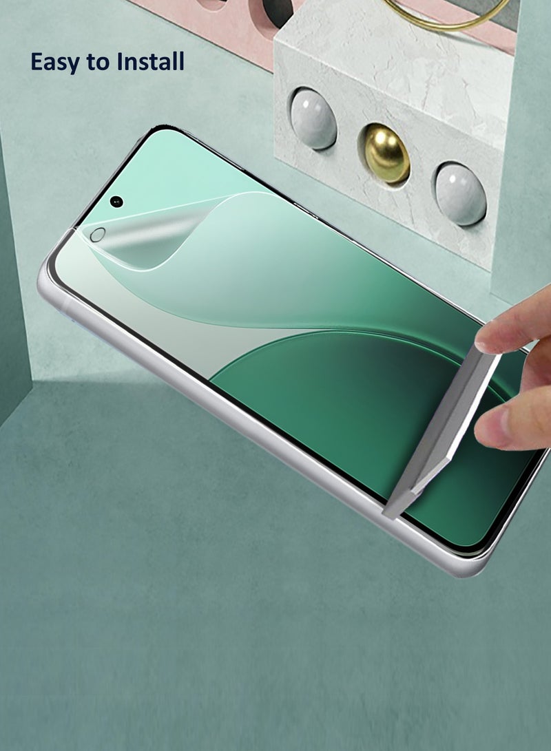 Wtech Oppo Reno14 F 5G 2025 Premium Hydrogel Film Thin and Flexible Screen Protector (MSHFMN) - Clear - Image 4