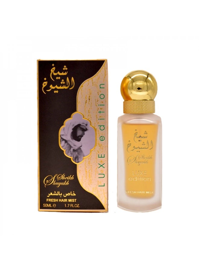 Lattafa Sheikh Al Shuyukh Luxe Edition Hair Mist by Lattafa for Women, Eau de Parfum, 50ml. - Image 1