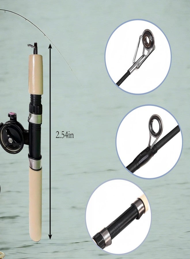 CJFNDFA Ice Fishing Rod and Reel Combo - 29.5 Inch Ultralight Spinning Ice Fishing Gear Set with High Visibility Pole for Walleye, Perch, Panfish, Trout - Image 5