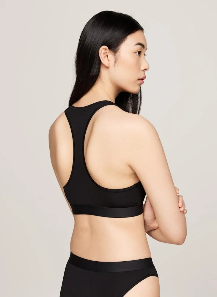 تومي هيلفيغر Knitted Logo Band Bra