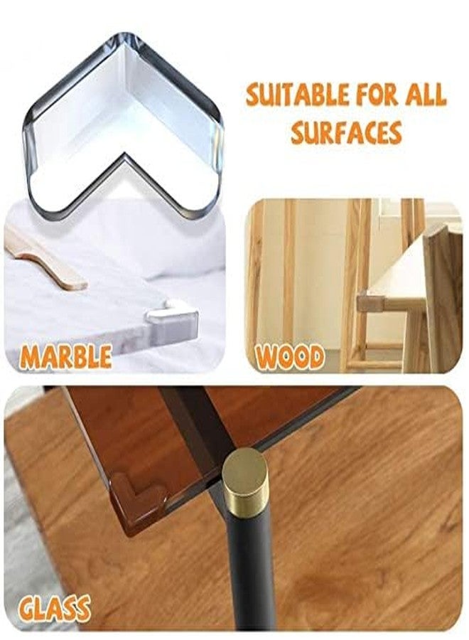 Calixe Transparent Baby Safety Corner Guards for Table & Furniture | Soft Silicone Edge Protectors for Kids & Toddlers | Strong Adhesive, Shock-Absorbing Corner Protectors (Set of 8) - Image 5