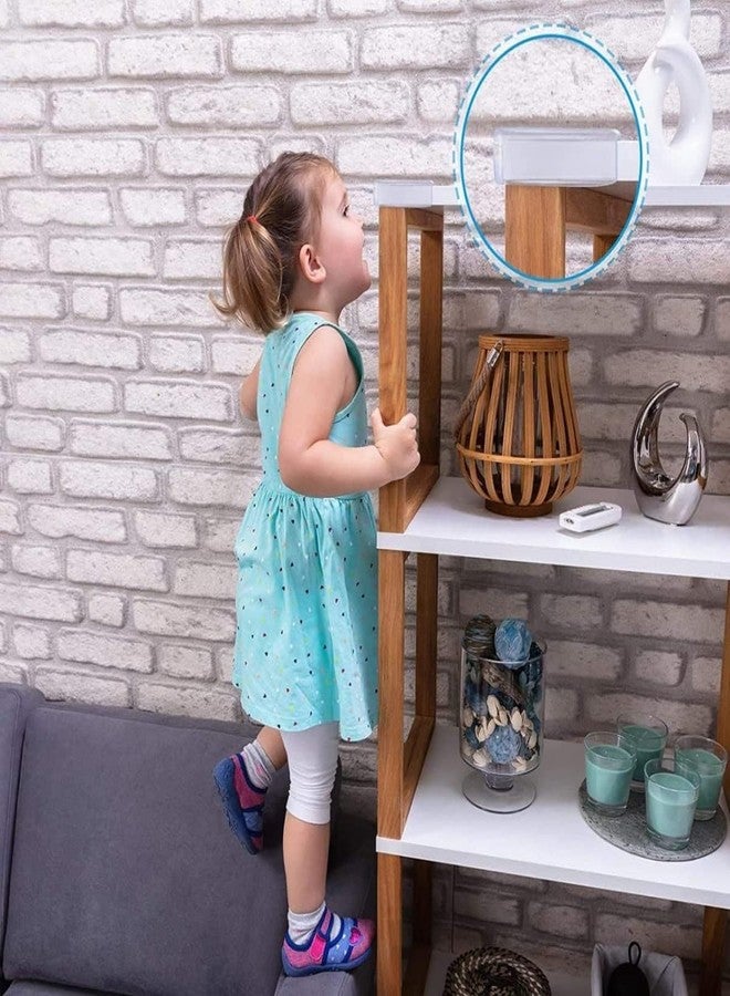 Calixe Transparent Baby Safety Corner Guards for Table & Furniture | Soft Silicone Edge Protectors for Kids & Toddlers | Strong Adhesive, Shock-Absorbing Corner Protectors (Set of 8) - Image 4