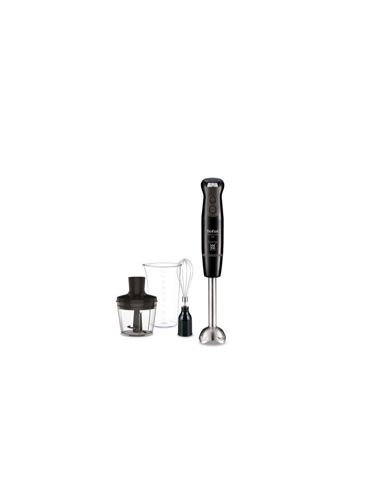Tefal Hand Blender 600W with Chopper, Whisk & Beaker HB8338 Optitouch   16 Speeds  Turbo  Stainless Steel Blades  Anti-Splash Design - Image 1