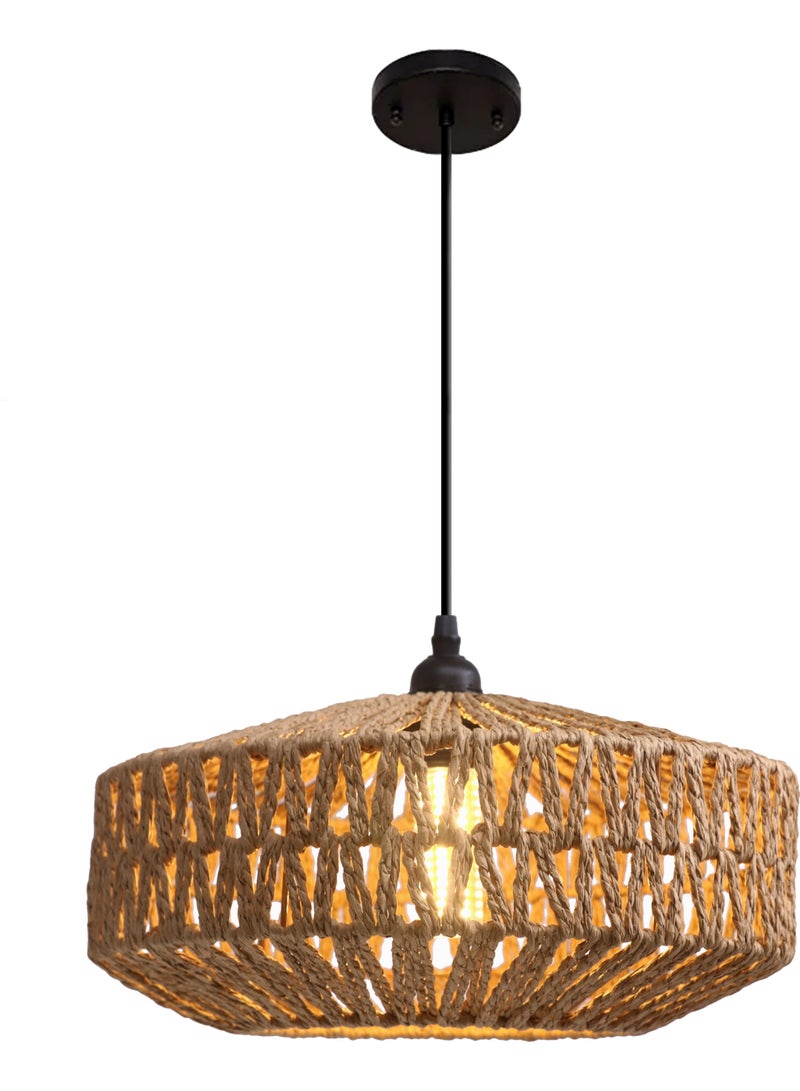 Hummer Bamboo pendant light E27*1L, 240 mm diameter - Image 2