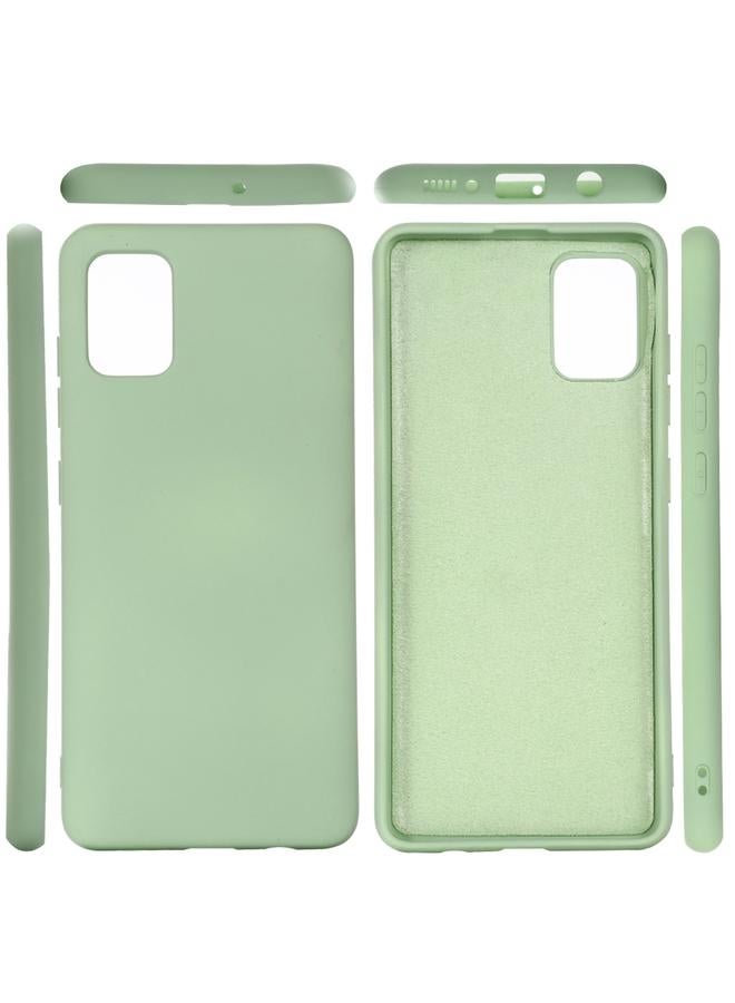 S-TOP Case For Galaxy A31 Solid Color Liquid Silicone Dropproof Full Coverage Protective Case - Image 2