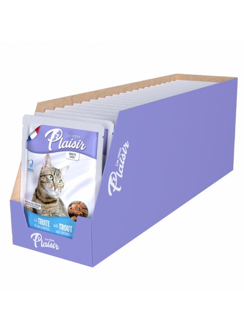 بليزير بليسير طعام رطب بالجمبري للقطط البالغة - Image 2