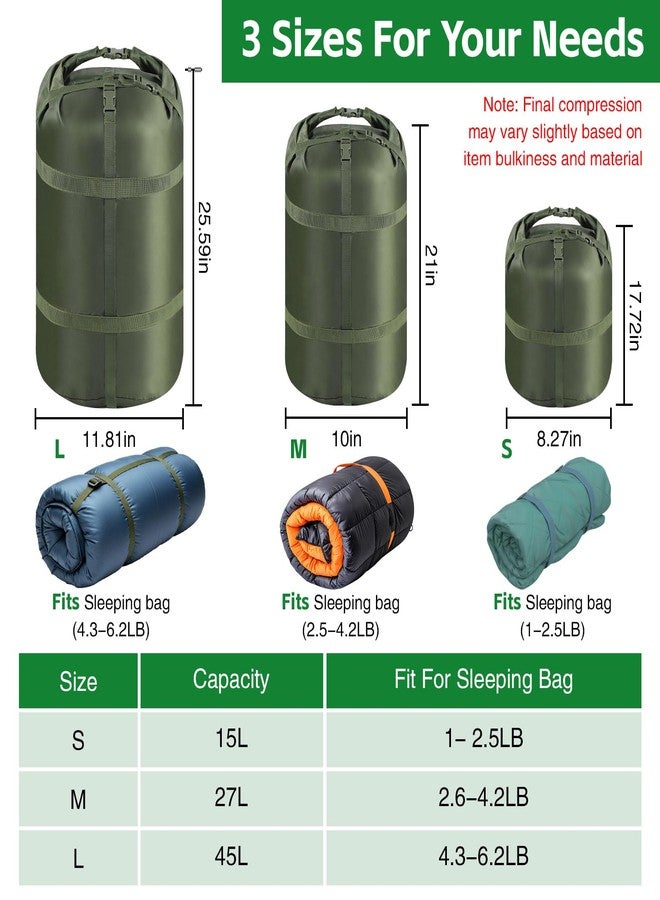 NewShot Compression Sack, Ultralight Portable Stuff Sack for Sleeping Bag - Image 4