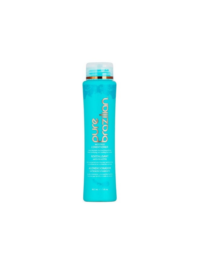 Pure Brazilian Ure Brazilian Antifrizz Conditioner 3 Fl Oz  - Image 2