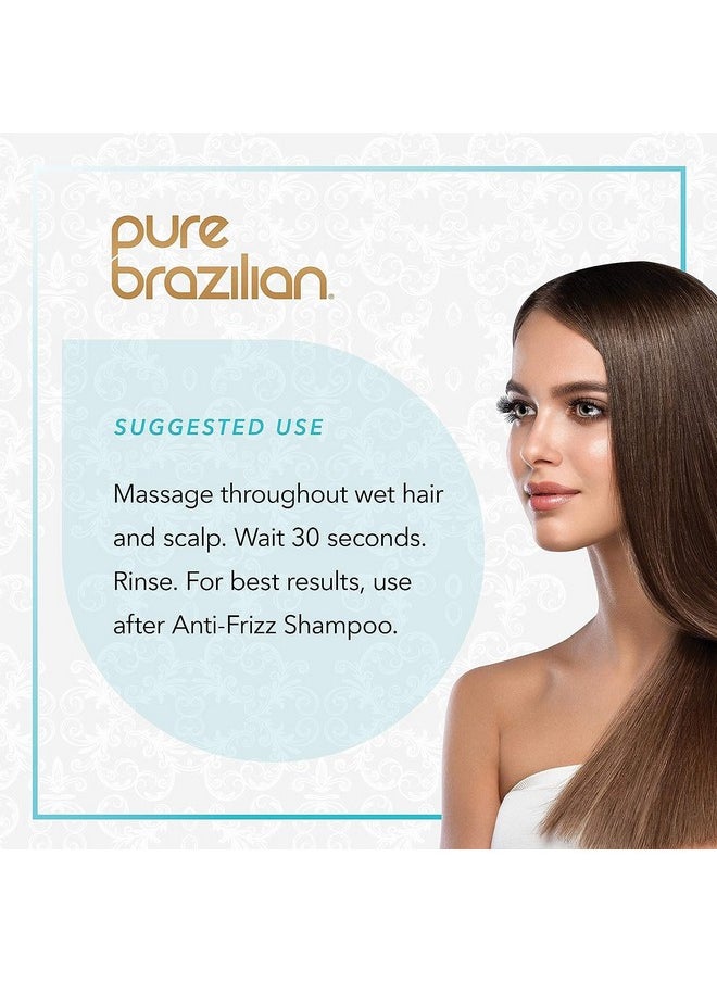 Pure Brazilian Ure Brazilian Antifrizz Conditioner 3 Fl Oz  - Image 5