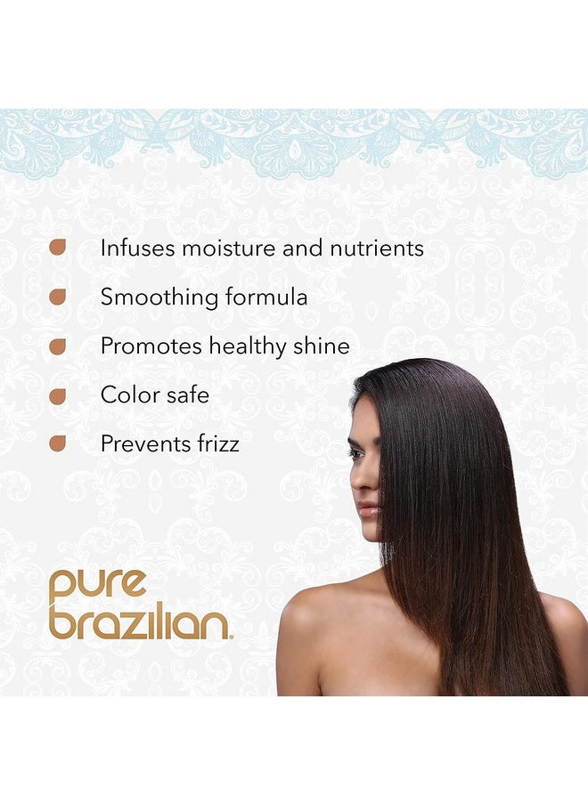 Pure Brazilian Ure Brazilian Antifrizz Conditioner 3 Fl Oz  - Image 3